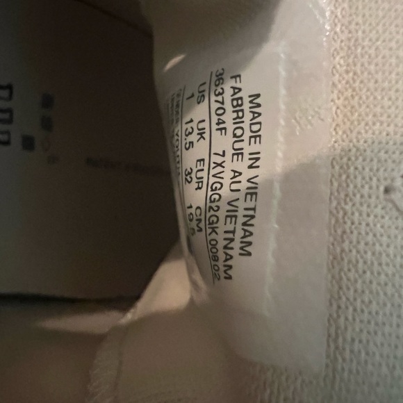 White Prestos (Youth) size 1 - Picture 6 of 6